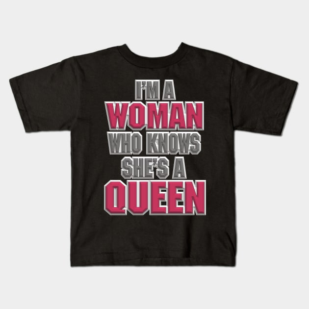 Womanhood tee Kids T-Shirt by wealthdom